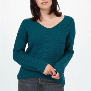 tentree Highline Cotton V-Neck Sweater